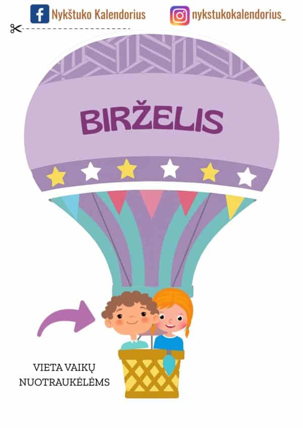 Dekoratyvinė priemonė GIMTADIENIO ORO BALIONAI PDF - Image 2