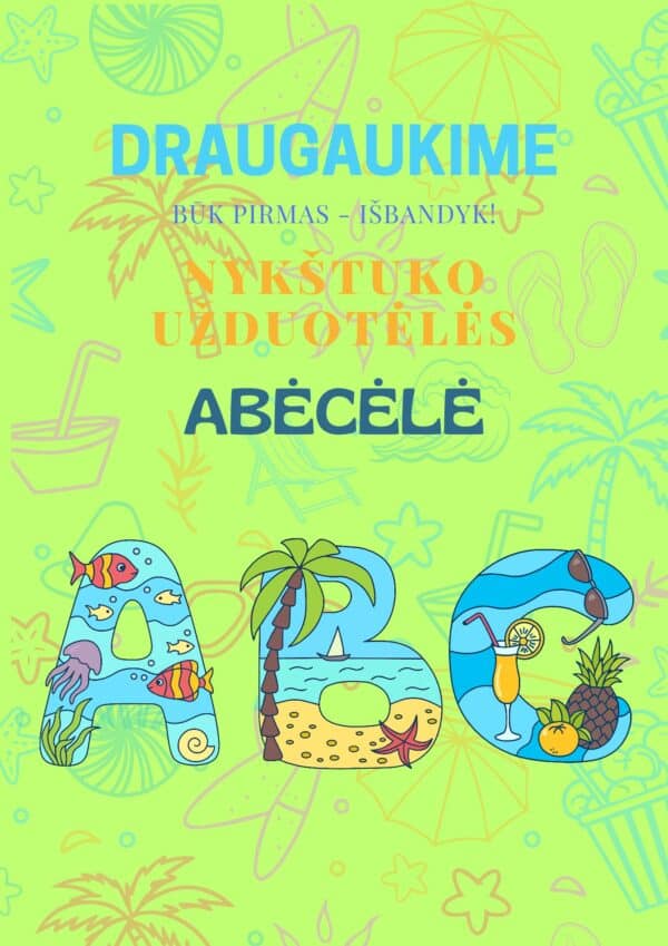 Edukacinė priemonė ir spalvinimo knygelė ABĖCĖLĖ (PDF)