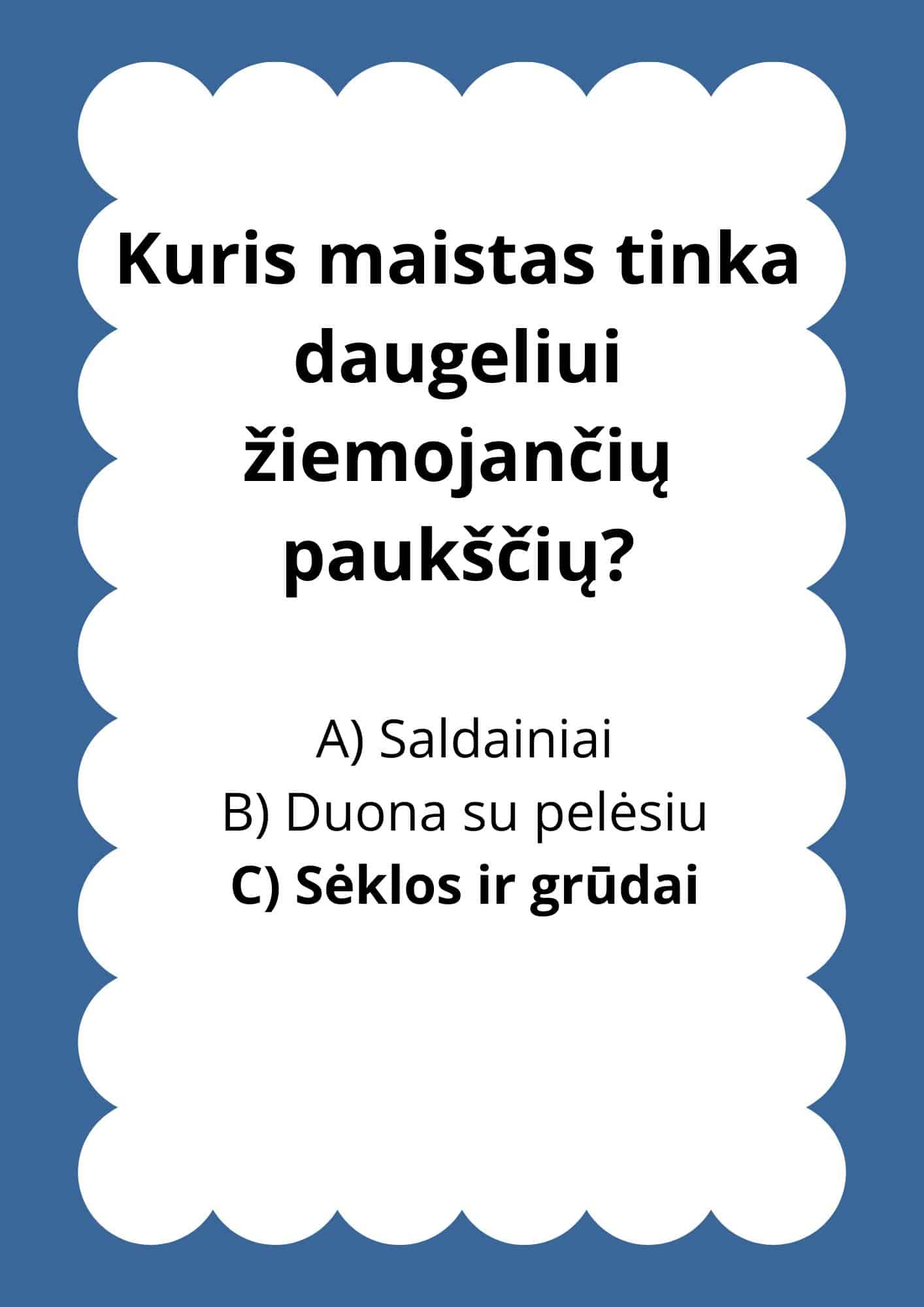 Užduočių ir veiklų knygelė Žiemojantys paukščiai PDF formatu 9 Užduočių knygelė